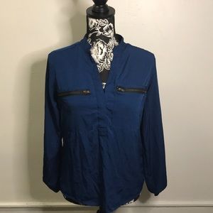 Long sleeve button up.